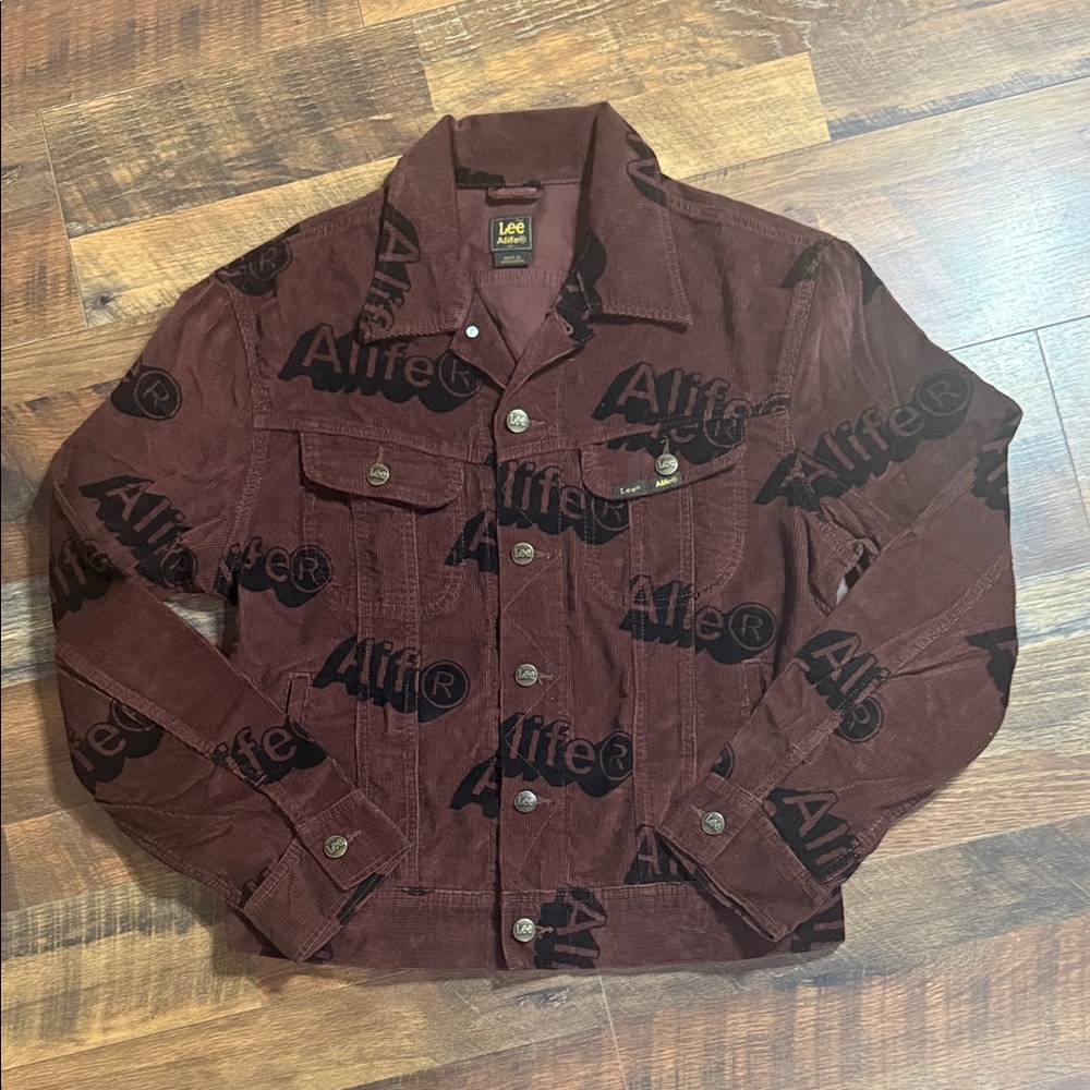 ALIFE x Lee "Bittersweet" Corduroy Trucker Jacket - Size Large